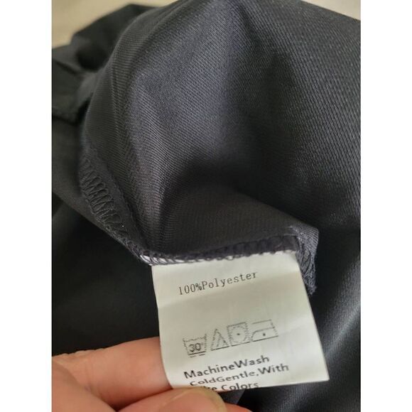 ‎Micas Wide Leg Suit Pants Black Size XL - Picture 10 of 11